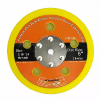 SCHTAER 5pad-5H-Sticked-soft опора для шлифовальной машинки, Ø125 мм, 5 отверстий Sticked-soft